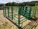 Heavy Duty Metal Corral Fence Portable Galvanized Livestock 4 / 5 / 6 Rails