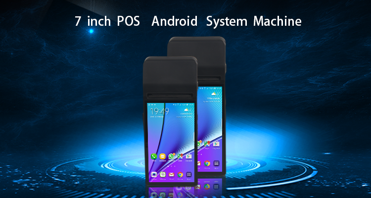 7inch Android Handheld POS Terminal with 80 MM Printer NFC 3G/4G Digital POS Machine