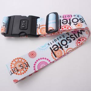 Quality Custom Luggage Shoulder Strap , Luggage Accessories Straps With Lock wholesale