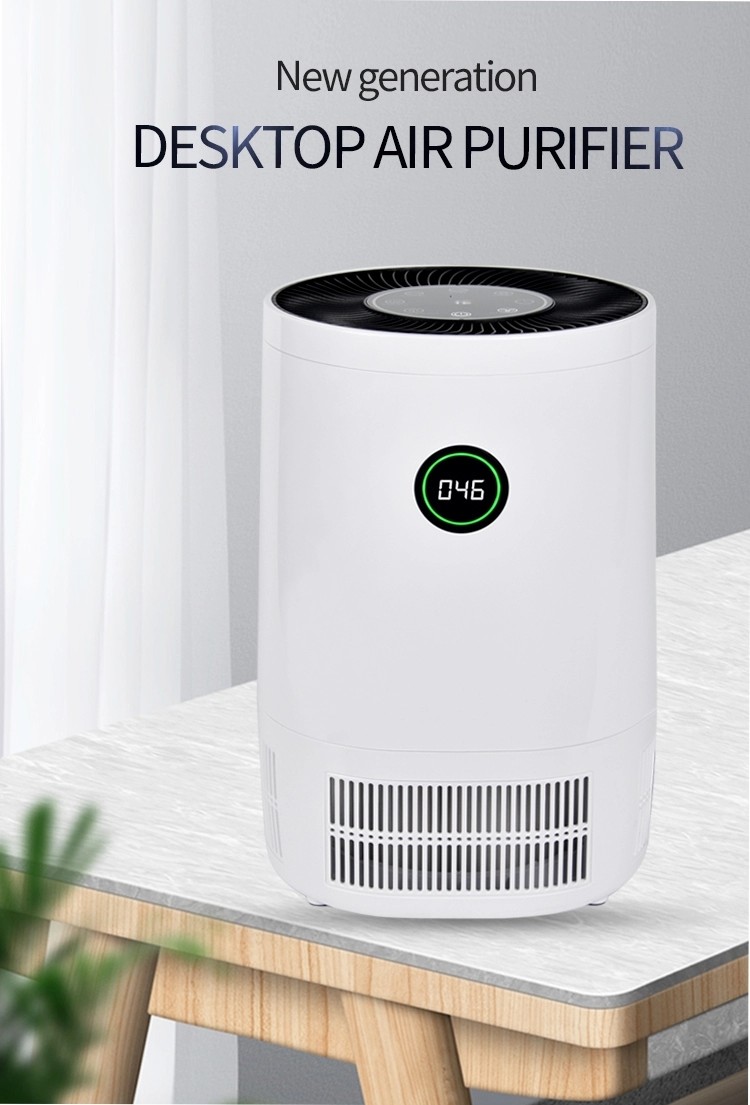 Remote Control Charcoal Central Hepa Air Purifier 110M3/H 15w