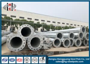 Quality Flange Joint Q235 110KV Electrical Utility Pole wholesale
