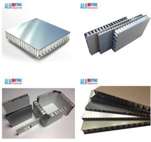 Quality 4 X 8 500mm 10000mm Aluminum Honeycomb Panel Marine 4mm Sandwich Panel SGS wholesale
