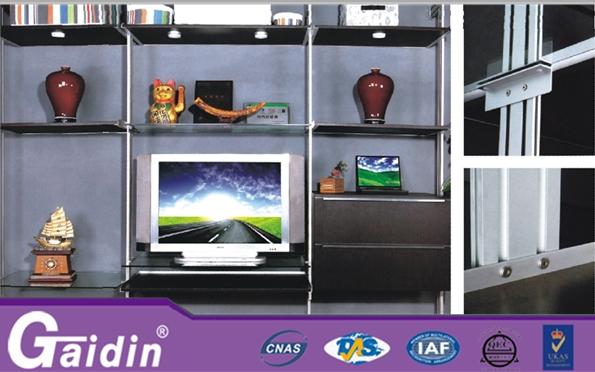 luxury aluminum profile livingroom furniture save space closet cabinet