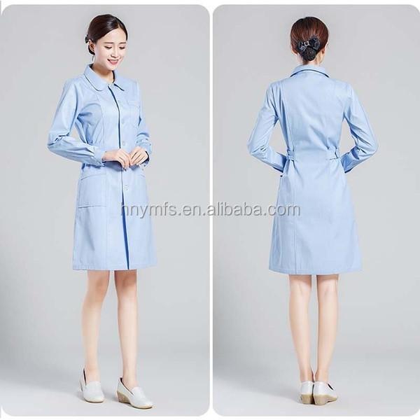 Ladies V-neck Cotton Medical Uniform Scrubs Hot Style Hospital Uniform Design 3