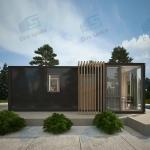 Cabin Expandable Container House For Hotel Garden House Hotels Resorts