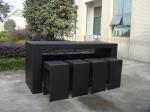 Outdoor Resin Wicker Bar Set