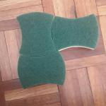Professional 250mm Kitchen Sponge Scouring Pad Hydraulic Pressing Cutting