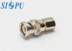 Male Straight RF BNC Connector Mates With RG 142/U Coaxial Cable