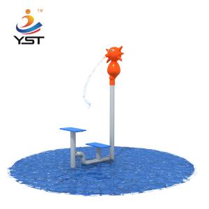 Quality Cartoon Seahorse Kids Water Play Equipment Park With Stainless Steel Screws wholesale