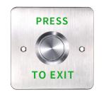 Engraved Big Push Button,European Standard Size, 304 Thick Stainless Steel