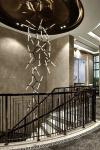 Stair chandelier modern simple art living room creative Studio personality tree