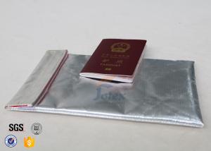 Quality 6mm Thickness Fireproof Document Bag / Fire Resistant Cash Bag wholesale