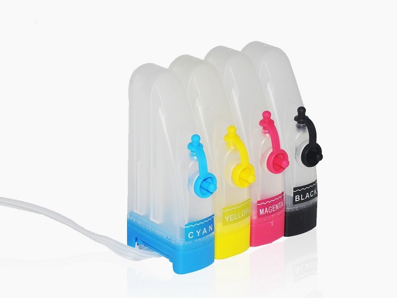 Gorgeous Color Ciss Installation Hp Compatible Epson / Canon Printers Refilled