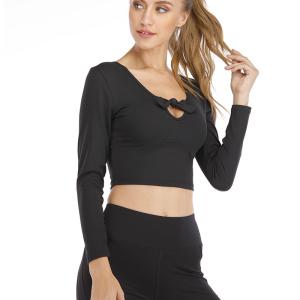 Quality women's Loosed Breathable Yoga T-shirt long Sleeve Dry Fit Running Shirt wholesale