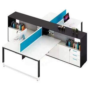 China Modern Modular Office Workstations Partitions 2 4 6 Seater Desk Privacy Panel on sale