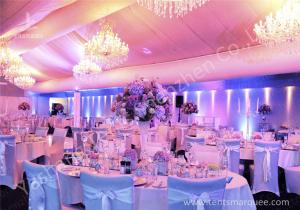 Quality Garden Uv Resistant Banquet Luxury Wedding Tents Lighting System Choosen wholesale