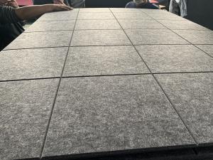 Quality Sound Blocking 3D Acoustic Wall Panels 100% Polyester Fiber wholesale