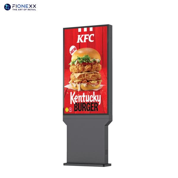 4K Outdoor Restaurant Advertising Display Screen Digital Signage Drive Thru