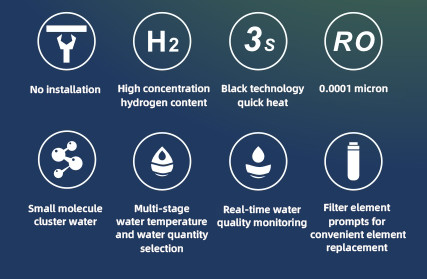 Installation-free Hydrogen Water Machine 1200ppb Improves Gastroenteritis 800ml WEIZI