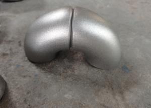 Quality Silver 0.5 Inch OD 1500mm Carbon Steel Elbow , Pipe Fitting 90 Degree Elbow wholesale