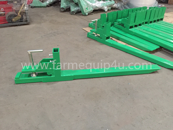 CPF - Clamp On Bucket Pallet Forks ; Fork Pallet With Clamp On Bucket Quick Hitch