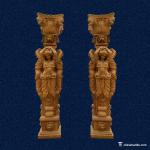 China marble Stone Carving Sculpture Grand Stone Pillars CL-023