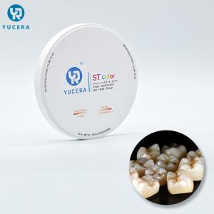 Quality 1100 MPa False Teeth Material Pre Shaded Dental Zirconia Blocks wholesale
