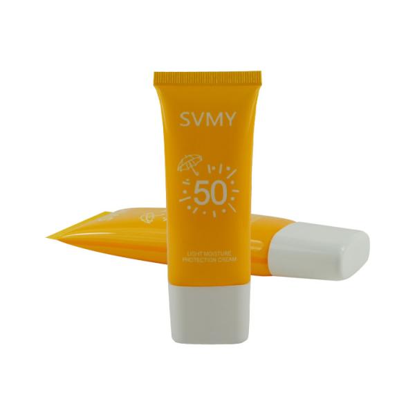 empty collapsible hand cream aluminum laminated lotion tube cosmetic packaging