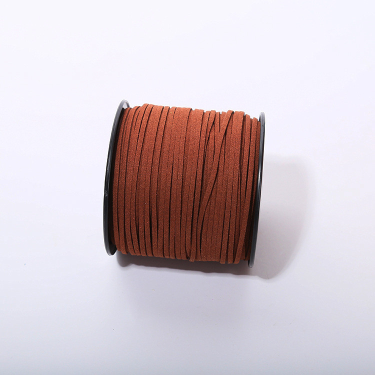 Suede Leather Velvet Wired Ribbon 3mm Double Sided Velvet Ribbon
