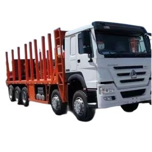 Quality SINOTRUK Log Truck Equipment Weichai Engine 10x4 350HP 13 Tons Heavy Timber Transportation wholesale