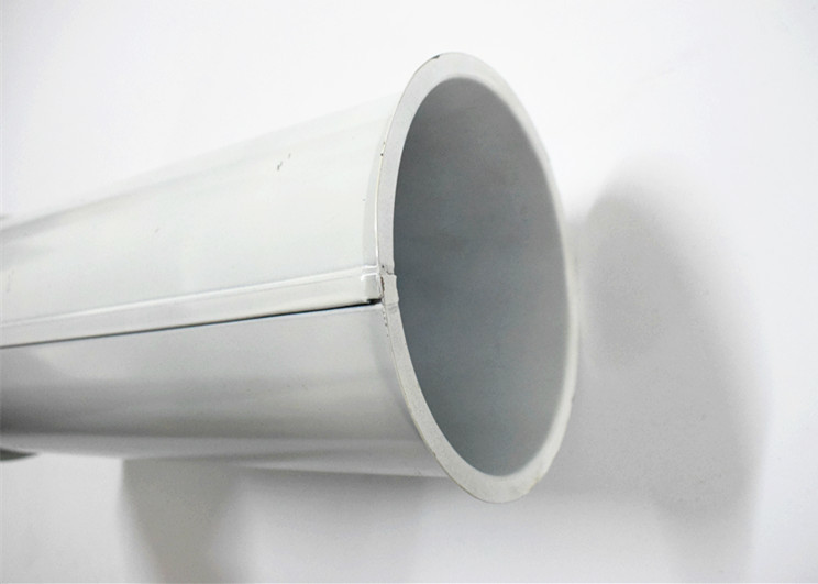 Painting Round Circular Dust Collection Duct Pipe Flanging For Dust Removal Piping System