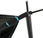 4.5x3m PU Coating Black 20D Nylon Camping Sun Shelter