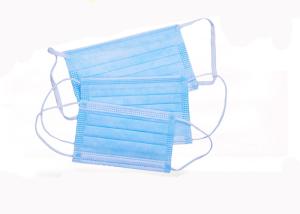 Quality Earloop Surgical Disposable Mask 3 Ply Anti Dust Anti Virus CE Approved wholesale