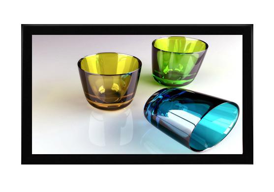 Elegant Fixed Frame high contrast projection screen Flexible White for Digital