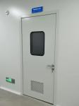 Thermal Insulation Steel Cleanroom Swing Door Single Modular Hospital Security
