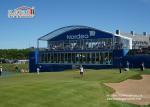 50m Width Arcum Shape Double Decker Tents For Outdoor Exhibition Event