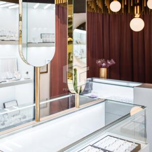 Quality T4 Led Light Dedicated Jewellery Store Showcase TUV Diamond Jewelers Display wholesale