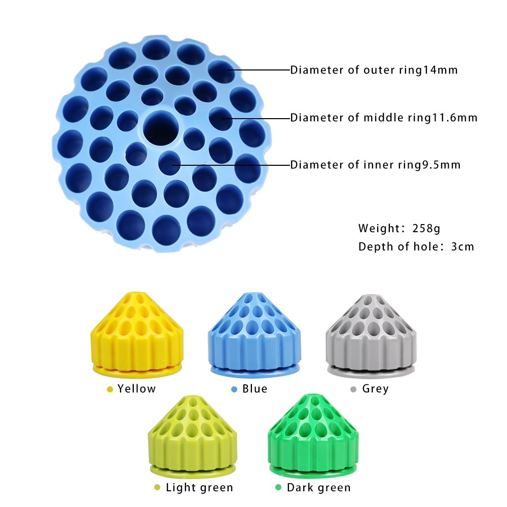 35 Holes Jewelry Storage Accessories Box 360 Degree Rotating