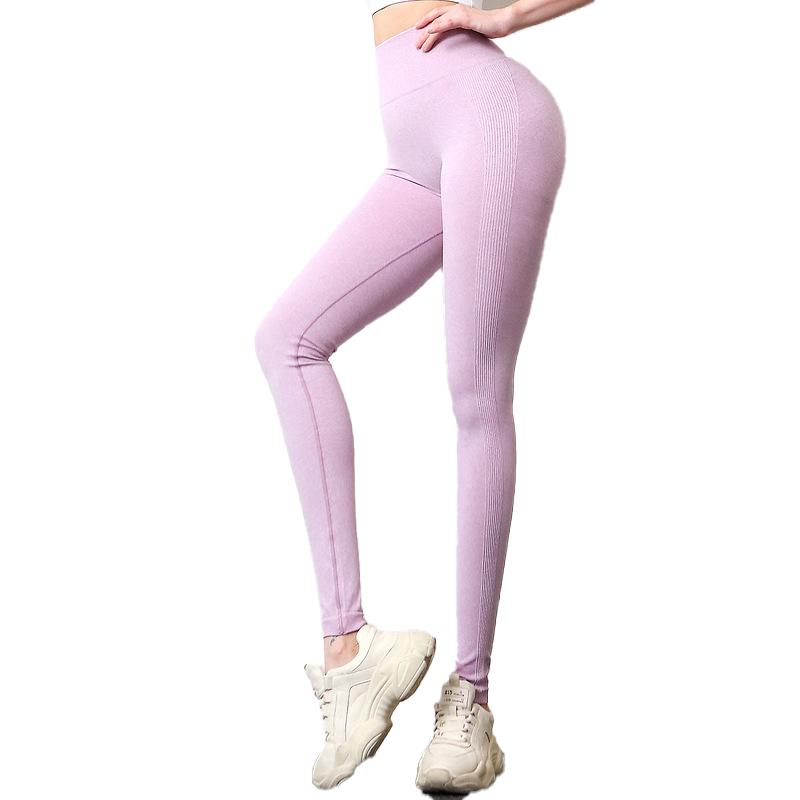 Seamless Booty Lifting Womens Patterned Leggings Contour Running Spandex
