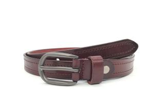 Quality Casual Pin Buckle 23mm Women Cowhide Leather Belt wholesale