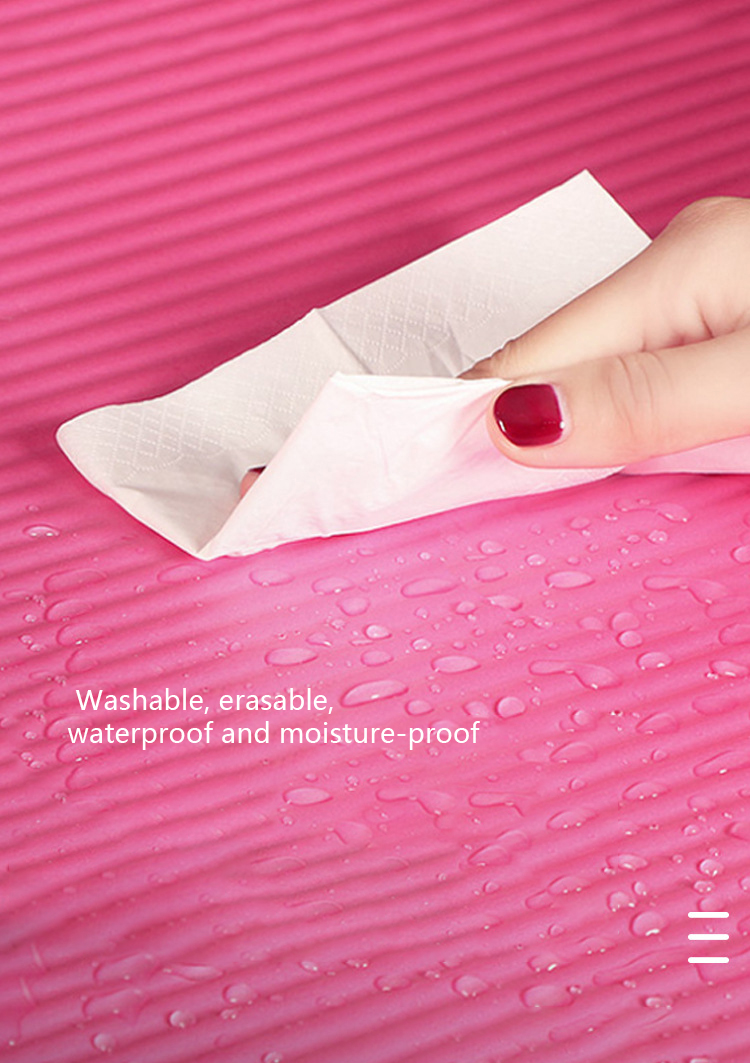 120*61*1cm Erasable Workout Yoga Mat Slipfree Anti Tear Customized Logo