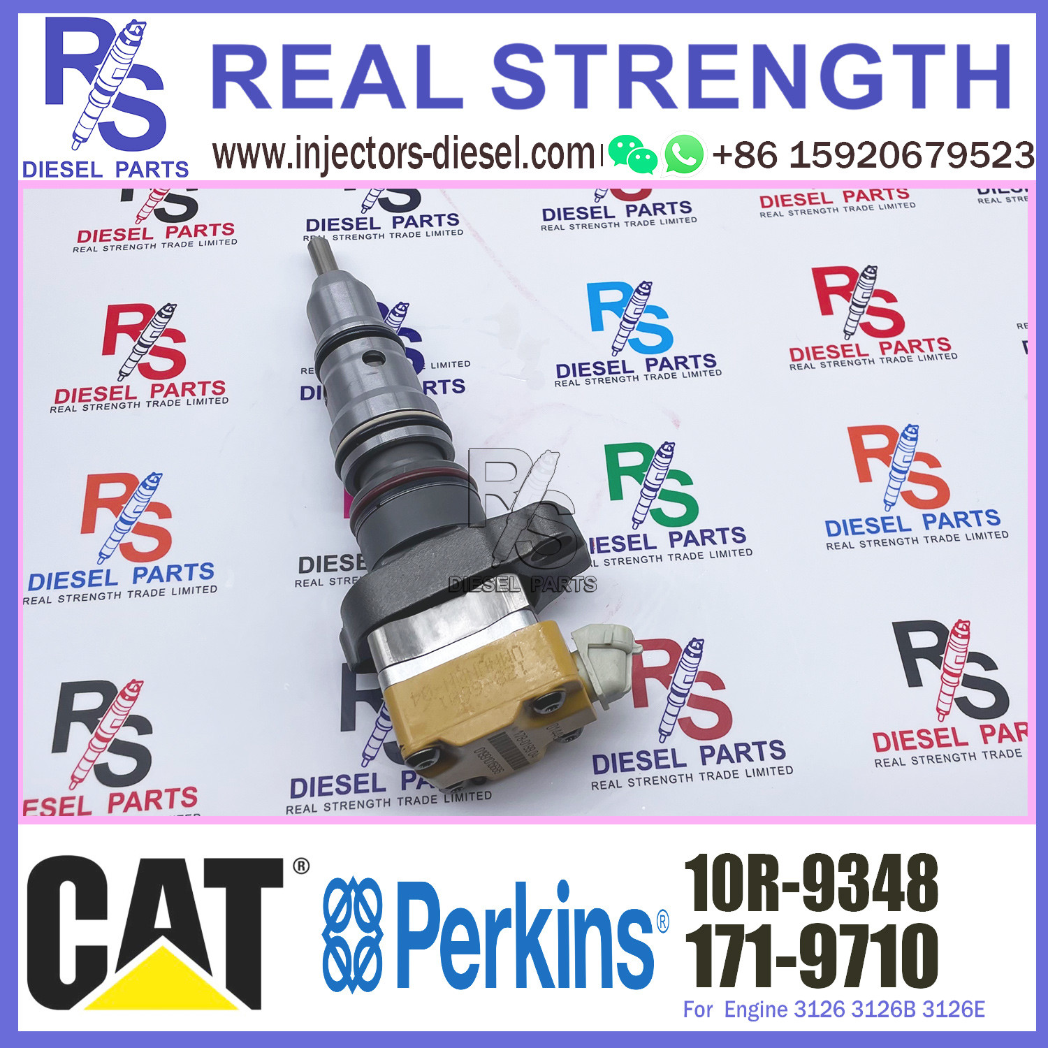 Diesel Fuel Common Rail Injector 1719710 10R9348 171-9710 10R-9348 For CAT Engine