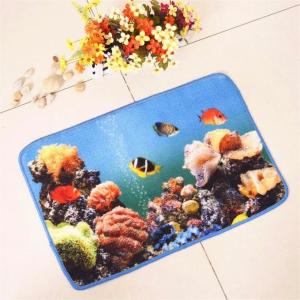 Quality Polyester Indoor Outdoor Door Mats Ribbed Pattern Corrosion Resistance wholesale