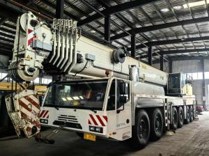 Quality AC250-1 Demag Truck Crane 96t Hydraulic Offset Heavy Duty Truck Mounted Crane wholesale