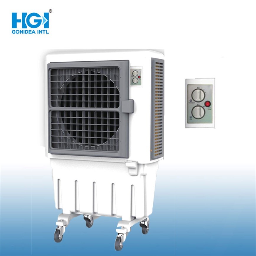 Domestic Digital Mobile Evaporative Air Cooler 30 Square Meter Low Noise