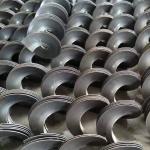 304 Stainless Steel U Shaped Shaftless Screw Conveyor Machine 1~20m length