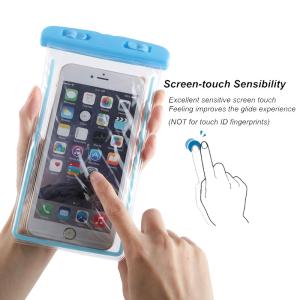 Quality Mobile Phone Cases PVC Clear Lanyard Waterproof Cellphone Bag wholesale