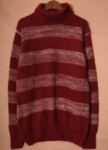 Quality women;s striped high neck sweaters wholesale