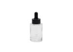 50ml 18/410 Clear Dropper Bottles For Essential Oil