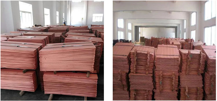 99.99% Pure Copper Plate Electrolytic Cathode With SGS